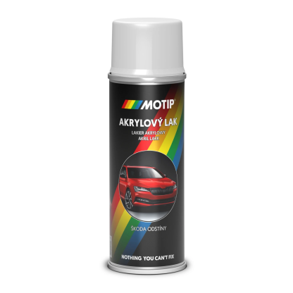 MOTIP AUTO-COLOR SKODA Alpin fehér fényes festék spray 200ml