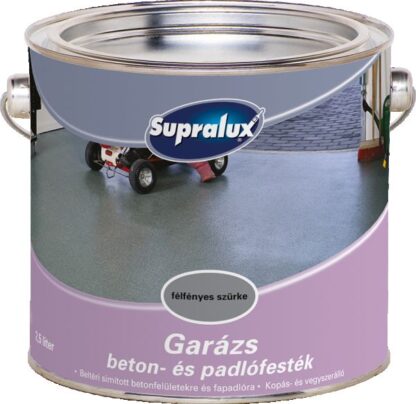 Supralux GARÁZS beton és padlófesték 2,5 literes kiszerelésben, választható színek