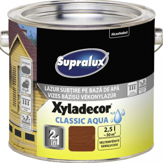 Supralux XYLADECOR Classic Aqua vizesbázisú vékonylazúr